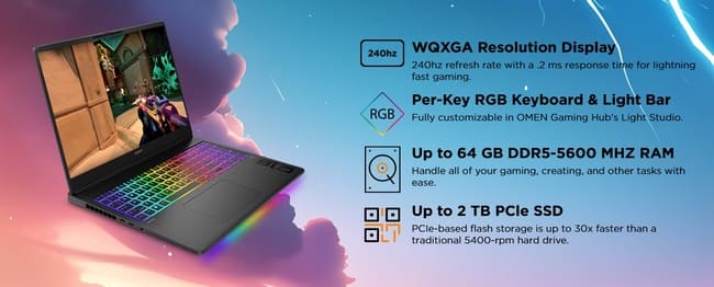 لپ تاپ گیمینگ HP Omen MAX 2025