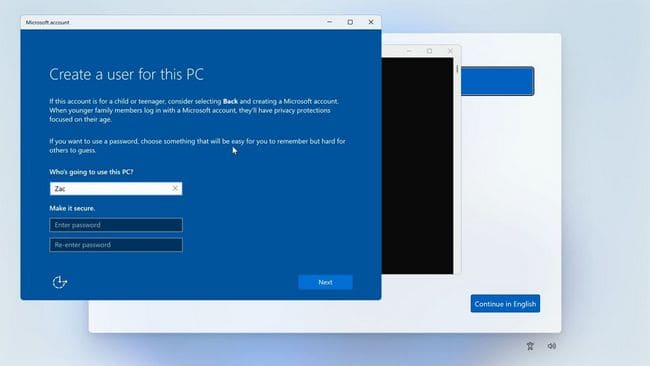 نصب ویندوز 11 بدون اینترنت
