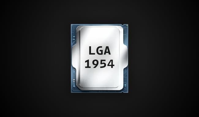 ابعاد سوکت LGA 1954 اینتل