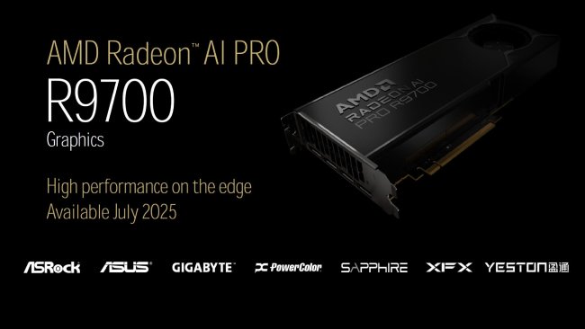 مشخصات کارت گرافیک Radeon AI PRO R9700