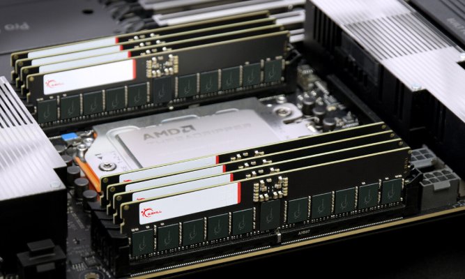 اورکلاک حافظه‌های DDR5 R-DIMM