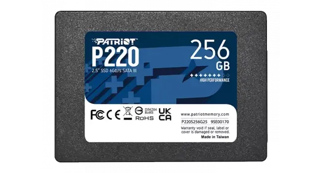 حافظه SSD Patriot P220 256GB