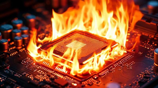 سوختن پردازنده Ryzen 9 9950X