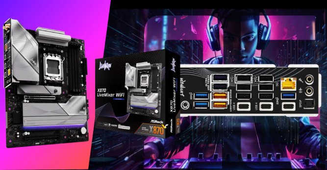 مادربرد X870 LiveMixer WiFi