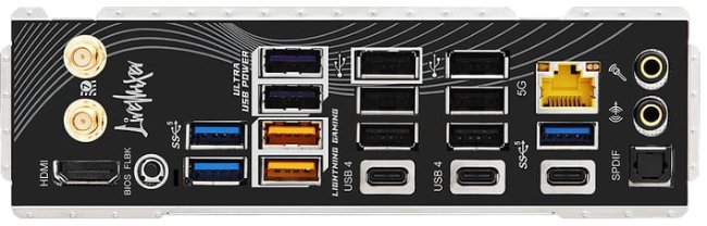 پنل پشتی مادربرد X870 LiveMixer WiFi