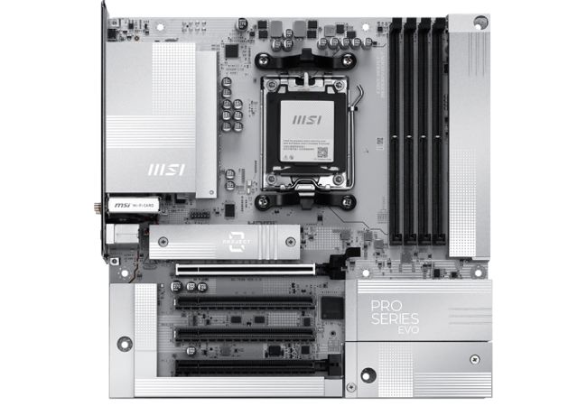 نمای جلویی مادربرد PRO B840M-P EVO PZ