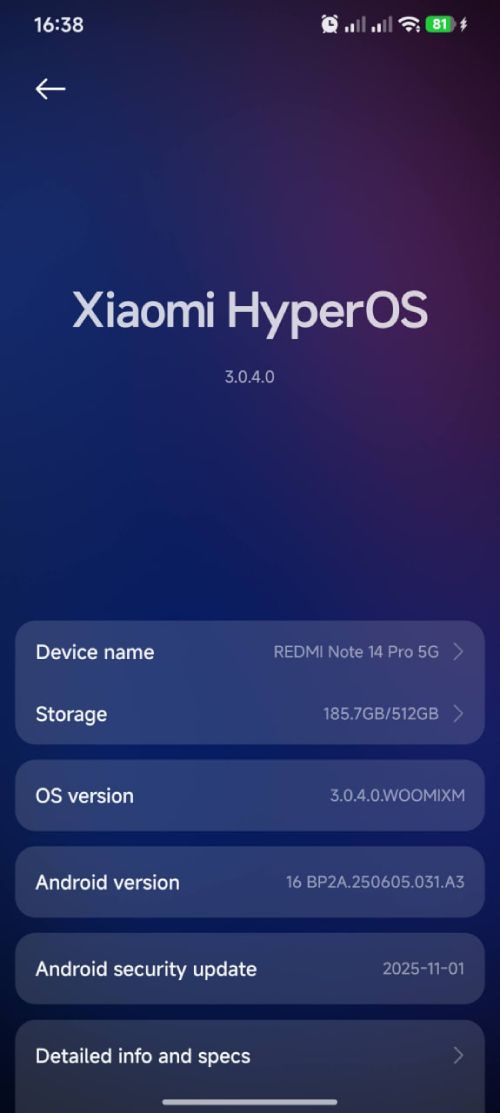 آپدیت HyperOS 3 ردمی نوت 14 پرو
