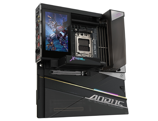 پنل پشتی مادربرد X870E AORUS XTREME X3D AI TOP