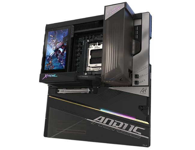 سوکت حافظه رم مادربرد X870E AORUS XTREME X3D AI TOP