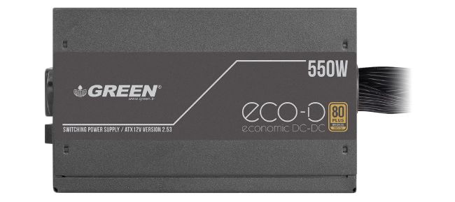 نمای جانبی پاور GP550A-ECO D