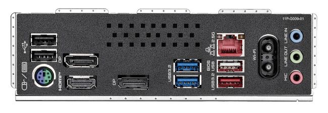 پنل پشتی مادربرد B860M DS3H WIFI6E Rev 2.0