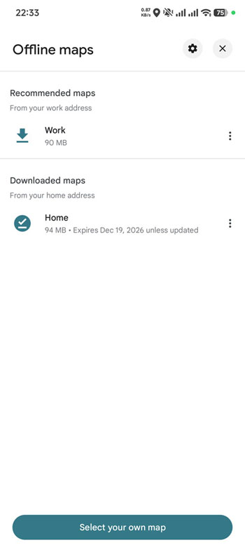 گوگل مپ آفلاین