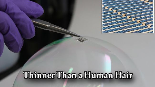1000 برابر نازکتر از موی انسان، 3500 برابر قویتر از پنل خورشیدی
