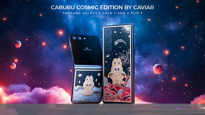 Galaxy Z Fold 7 و Galaxy Z Flip 7 را با طراحی ویژه‌ای به نام Cabubu Edition