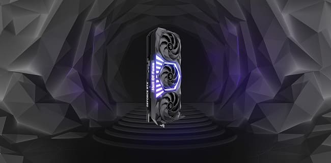 اولین کارتهای گرافیک HOF با لباس مشکی