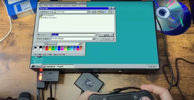  اجرای ویندوز 95 روی پلی استیشن 2