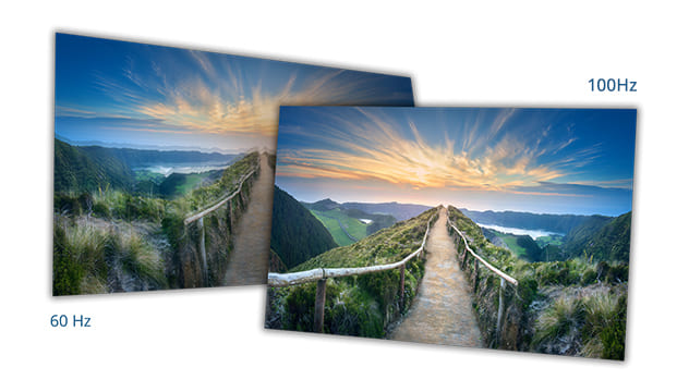 نرخ نوسازی ۱۰۰ هرتز برای مانیتور AOC