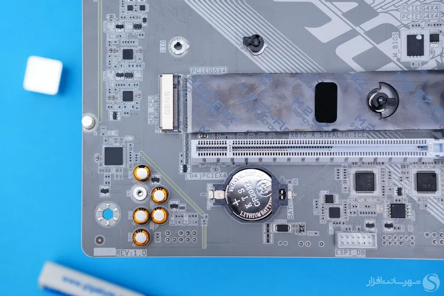 بررسی مادربرد X870 AORUS Stealth ICE