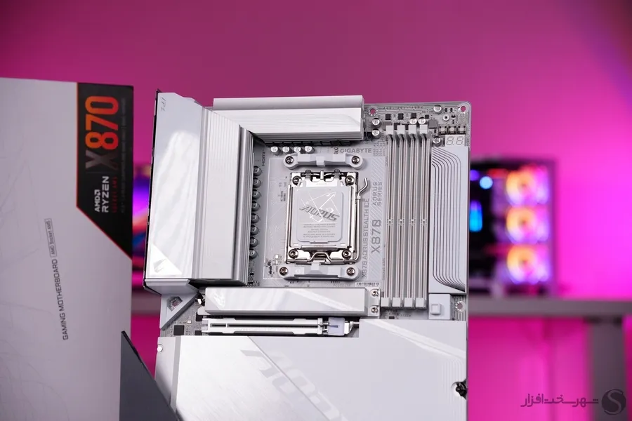 خرید مادربرد X870 AORUS Stealth ICE