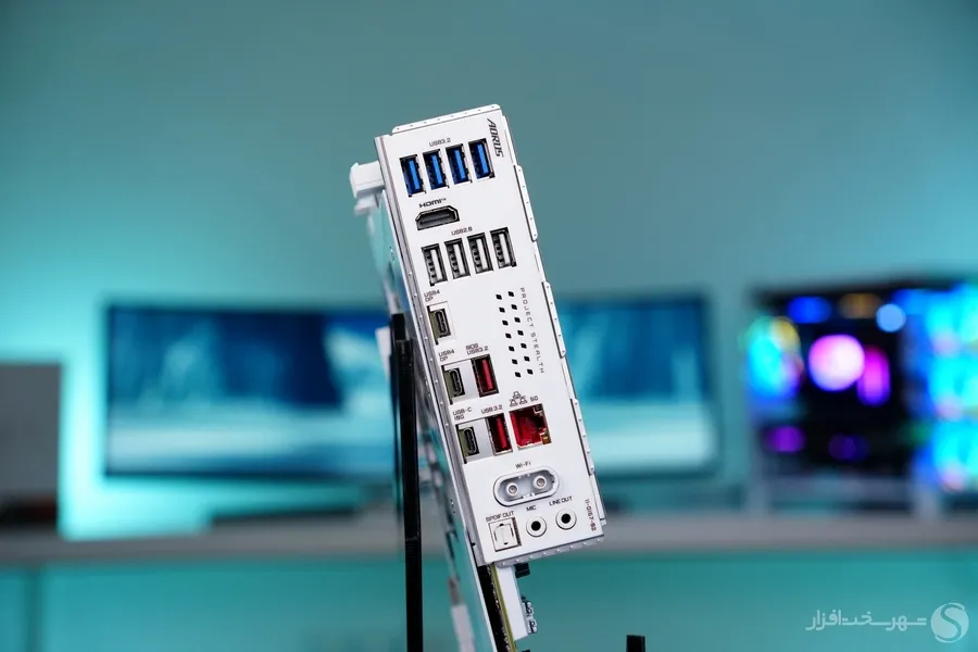 سیستم صوتی و شبکه مادربرد X870 گیگابایت AORUS
