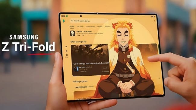 عرضه گوشی تاشو سه تکه (Tri-Fold) سامسونگ به تعویل افتاد