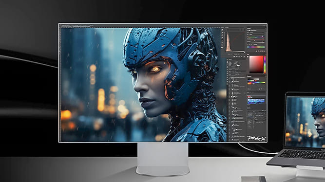 اولین مانیتور 6K دنیا با پورت Thunderbolt 5