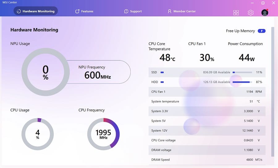 کیفیت نمایشگر MSI AM273QP