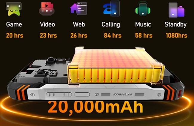 گوشی جان سخت Oscal Tank 1