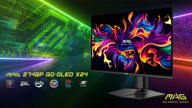 مانیتور QD-OLED جدید MSI