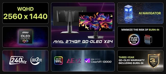 پنل جدید با همان کیفیت از MSI