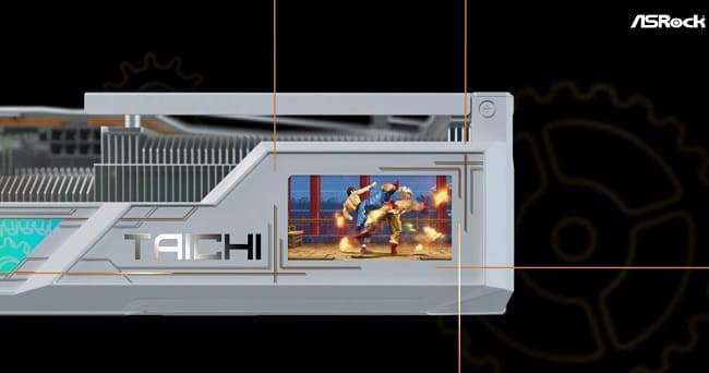 نمایشگر رنگی بر روی کارت گرافیک جدید ازراک