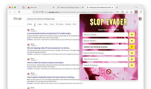 افزونه Slop Evader