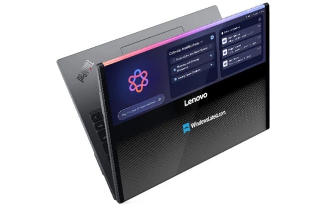 لپ تاپ رول شونده جدید لنوو ThinkPad Rollable XD