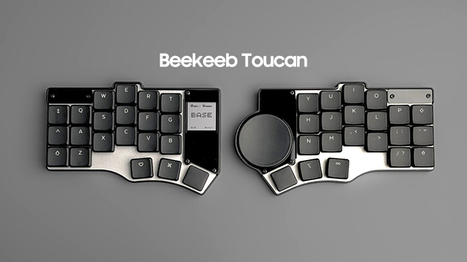 کیبورد عجیب Beekeeb Toucan معرفی شد