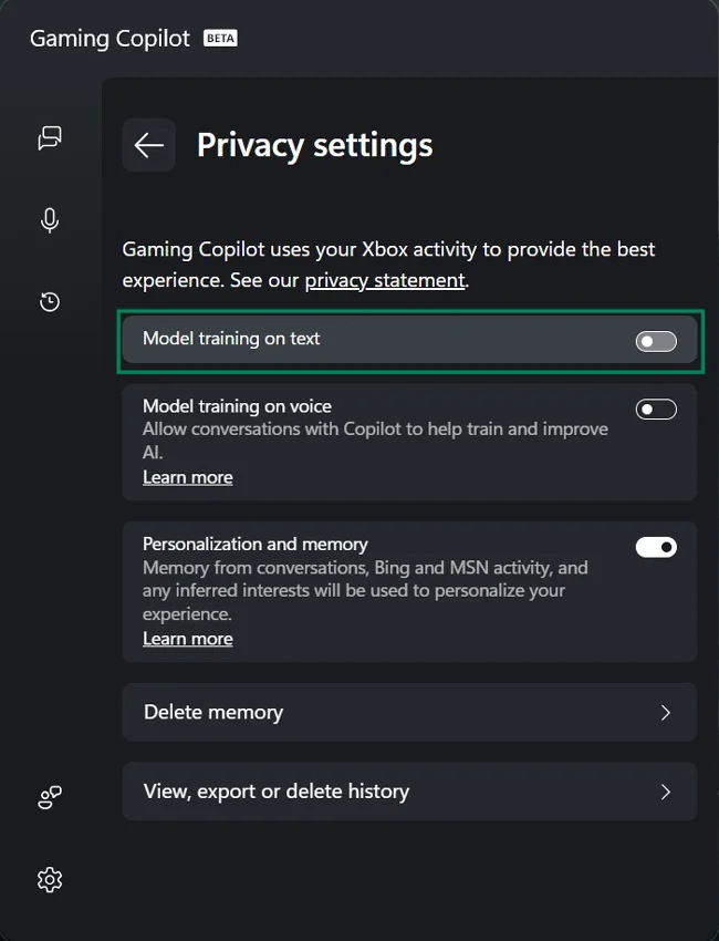 Copilot-Gaming-Model-training-on-text.webp