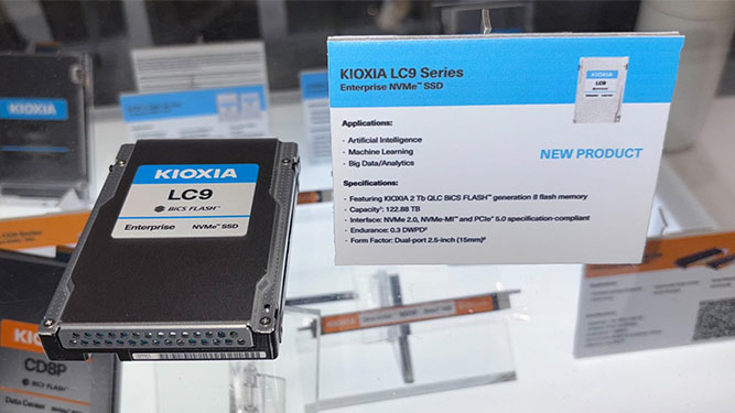 حالا می‌توانید 12500 فیلم 4K را روی این SSD کیوکسیا ذخیره کنید