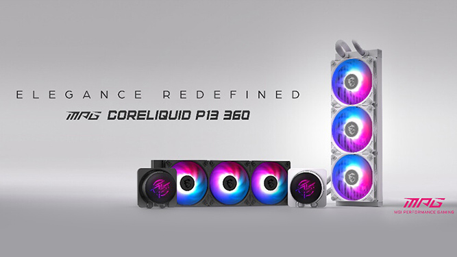 کولر پردازنده MSI MPG CORELIQUID P13  با نمایشگر IPS معرفی شد