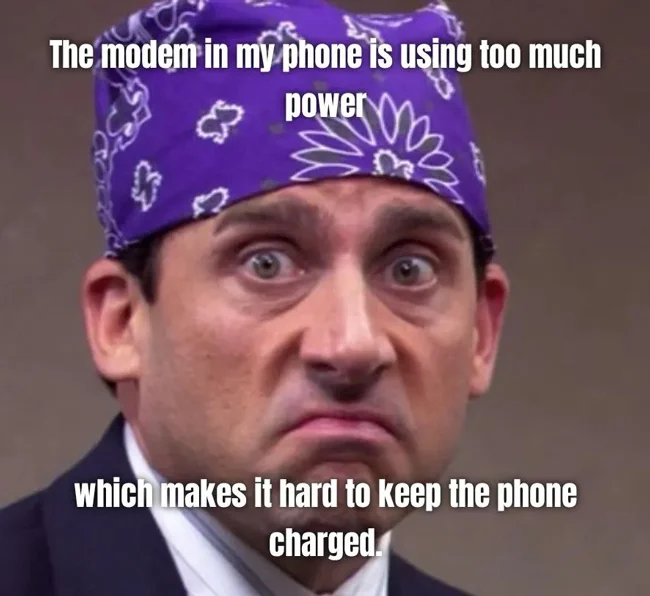 میم Prison Mike modem power تهیه شده با ابزار میم ساز کیبورد Gboard