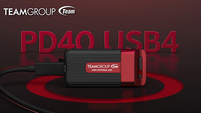 اس اس دی اکسترنال TeamGroup PD40 معرفی شد