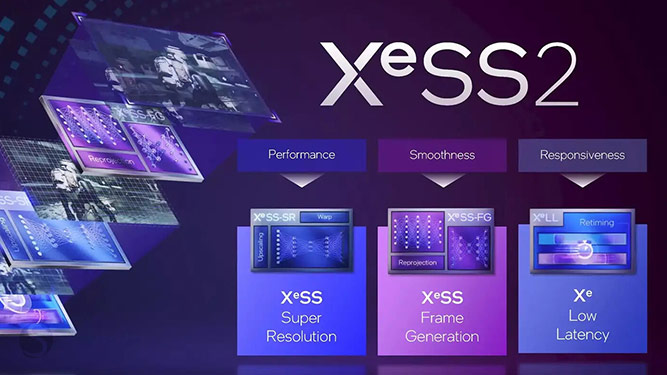 مولتی فریم جنریشن به XeSS اینتل می آید
