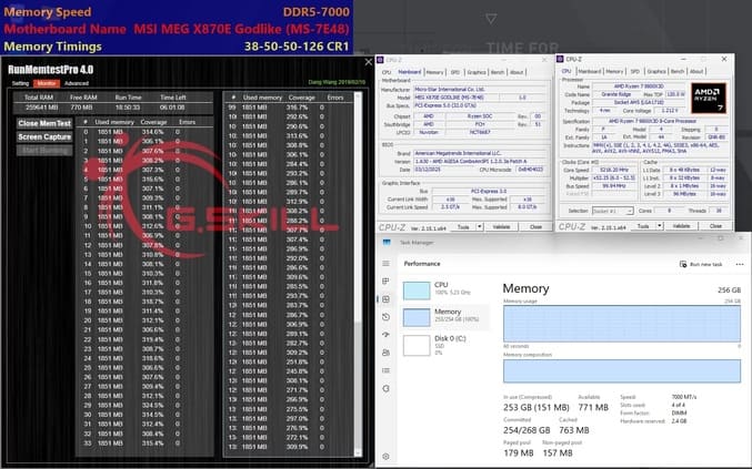 رسیدن حافظه Gskill به سرعت DDR5-7000