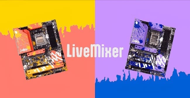 مادربردهای سری LiveMixer ازراک