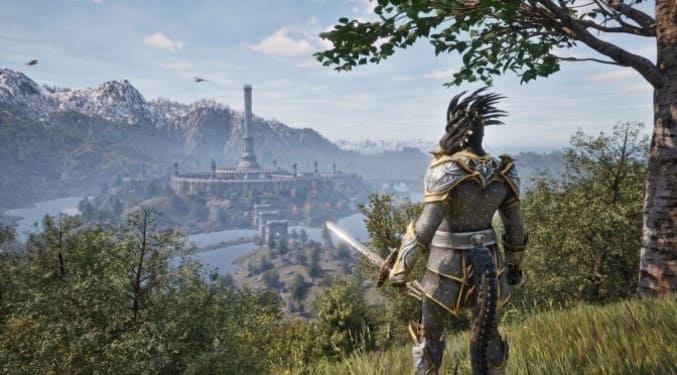 نمایی از بازی Oblivion Remastered