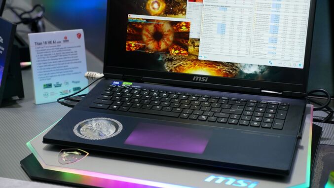 طراحی MSI Titan 18 HX