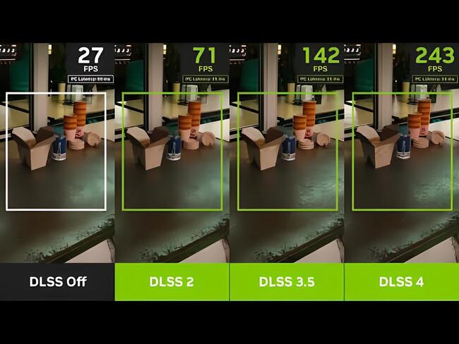مقایسه DLSS 4  با نسخه های قبل
