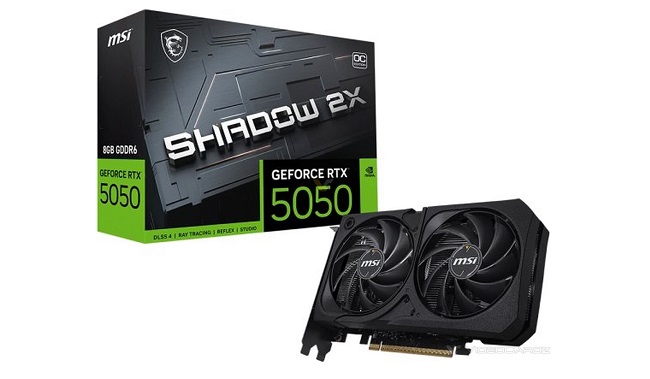 کارت گرافیک MSI RTX 5050 Shadow 2X