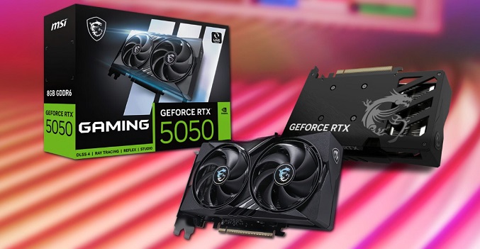 کارت  گرافیک MSI RTX 5050 Gaming معرفی شد