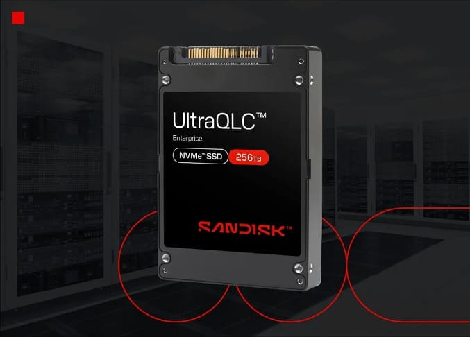 SSD جدید سندیسک با ظرفیت 256 ترابایت معرفی شد