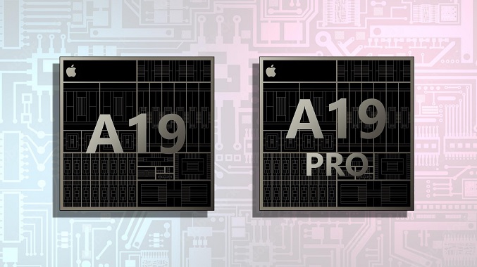 مشخصات پردازنده‌های A19 و A19 Pro