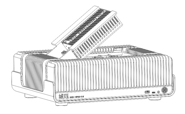 نصب CPU‌در FanlessVC2300S DT